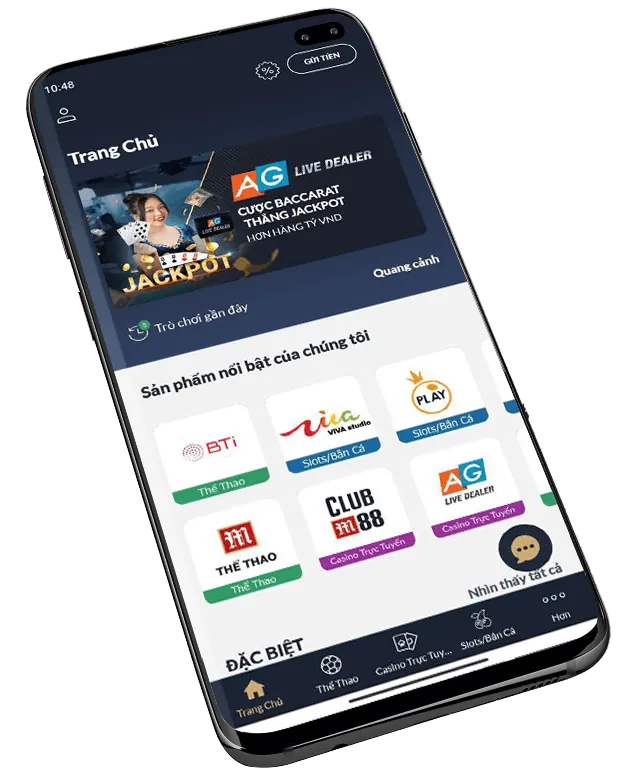 Giao diện thân thiện người dùng trên 3in1bet App